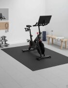 vidaXL Мат за спортна защита Черен 243 x 152 x 06 см Високоплътен PVC