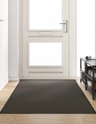 vidaXL Мат за врата Антрацит и черен 120 x 250 cm 100% Полиамид