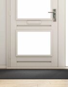 vidaXL Мат за врата Антрацит и черен 90 x 150 cm 100% Полиамид
