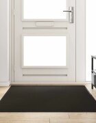 vidaXL Мат за врата Черно 120 x 180 cm 100% Полиамид