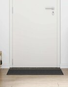 vidaXL Мат за врата Черно 60 x 90 cm Полипропилен