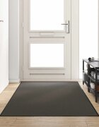 vidaXL Мат за врата Друг Антрацит и черен 120 x 250 cm Полиамид и PVC