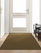 vidaXL Мат за врата Кафяв и черен 120 x 400 cm 100% Полиамид