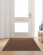 vidaXL Мат за врата Кафяво и черно 120 x 300 cm 100% Полиамид