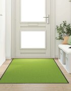 vidaXL Мат за врата Зелен и Черен 120 x 250 cm 100% Полиамид