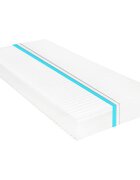 vidaXL Матрак 140x200 см 7 зони PU пяна 16 см H2 H3
