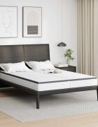 vidaXL Матрак 2 бр. Средно меко 70 x 200 cm Бяло и сиво