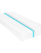 vidaXL Матрак 90x200 см 7 зони PU пяна 16 см H2 H3