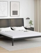 vidaXL Матрак Бяло 200 x 200 cm Жакардова материя