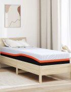 vidaXL Матрак Бяло и сиво 70 x 200 cm Жакардова материя