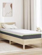 vidaXL Матрак Бяло и сиво 80 x 200 cm Жакардова материя