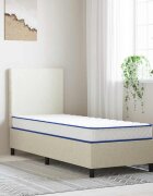 vidaXL Матрак от мемори пяна бял 80x200x17 см мек