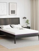 vidaXL Матрак от мемори пяна Средно 140 x 200 cm Бяло и сиво