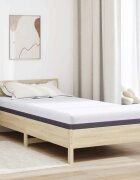 vidaXL Матрак от мемори пяна Средно 90 x 190 cm Бяло и сиво