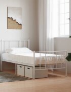 vidaXL Матрак от пяна H2 и H3 75 x 190 cm Бяло