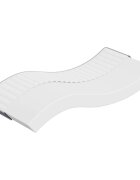 vidaXL Матрак от пяна средномек 70x200 см