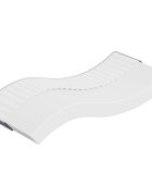 vidaXL Матрак от пяна средномек 80x200 см