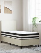 vidaXL Матрак покет пружини Medium 90x200 см