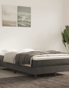 vidaXL Матрак с покет пружини 140 x 210 x 20 см Тъмносиво
