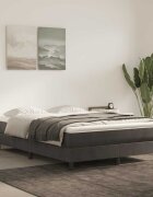 vidaXL Матрак с покет пружини 140 x 220 x 20 см Тъмносиво