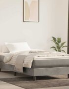 vidaXL Матрак с покет пружини 80 x 210 x 20 см Светлосиво