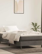 vidaXL Матрак с покет пружини 80 x 210 x 20 см Тъмносиво
