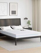 vidaXL Матрак Средно твърдо 140 x 190 cm Бяло