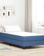vidaXL Матрак за легло с матрак Синьо 90 x 190 cm текстил