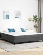 vidaXL Матрак за легло с матрак Сив 180 x 200 cm текстил