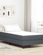 vidaXL Матрак за легло с матрак Сив 90 x 190 cm текстил