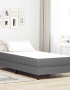 vidaXL Матрак за легло с матрак Светлосиво 80 x 200 cm текстил