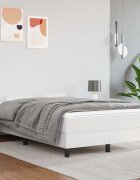 vidaXL Матрак за легло с покет пружини средна твърдост бял 120x200x20 см плат