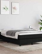 vidaXL Матрак за легло с покет пружини средна твърдост черен 120x200x20 см плат