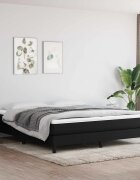 vidaXL Матрак за легло с покет пружини средна твърдост черен 160x200x20 см плат
