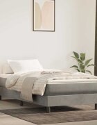 vidaXL Матрак за легло с покет пружини средна твърдост светлосив 100x203x20смXL кадифе