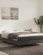 vidaXL Матрак за легло с покет пружини средна твърдост тъмносив 120x210x20 см кадифе