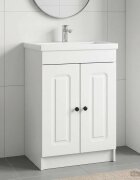 vidaXL Мебел под мивка за баня Бяло 785 x 375 x 81 см