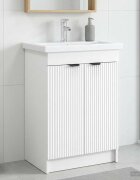 vidaXL Мебел под мивка за баня Бяло 785 x 375 x 81 см