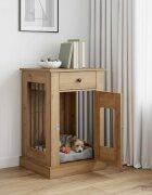 vidaXL Мебели за кучешка клетка Дъб артизан 50 x 475 x 80 см
