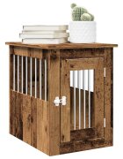 vidaXL Мебели за кучешки клетки от старо дърво 45x62x59 cm