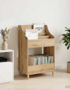 vidaXL Медийни рафтове Дъб артизан 705 x 46 x 112 см
