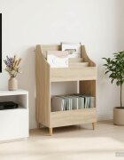vidaXL Медийни рафтове Дъб сонома 705 x 46 x 112 см