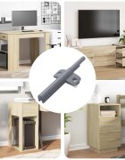 vidaXL Мек близак 1161 бр. Сив 125 x 47 x 15 мм ПП