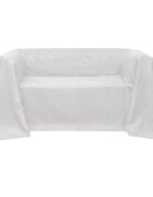 vidaXL Micro-suede Couch Slipcover Cream 210 x 280 cm