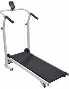 vidaXL Мини Бягаща Пътека Сгъваема 105 x 53 x (95-120) см Черна