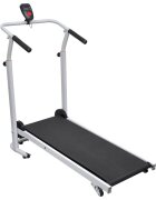 vidaXL Мини бягаща пътека сгъваема 93x36 см черна