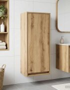 vidaXL Мивка за стена Дъб артизан 35 x 20 x 81 см Инженерна дървесина