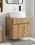 vidaXL Мивка за стена Дъб артизан 49 x 445 x 655 см