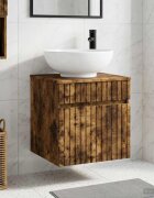 vidaXL Мивка за стена Опушен дъб 49 x 445 x 665 см