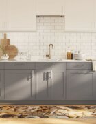 vidaXL Многоцветно кухненско килимче 60x180 см перящоо